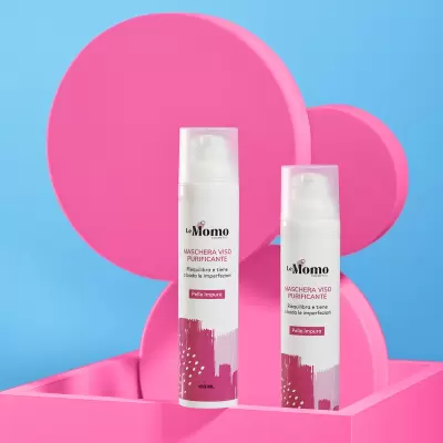 Maschera viso purificante